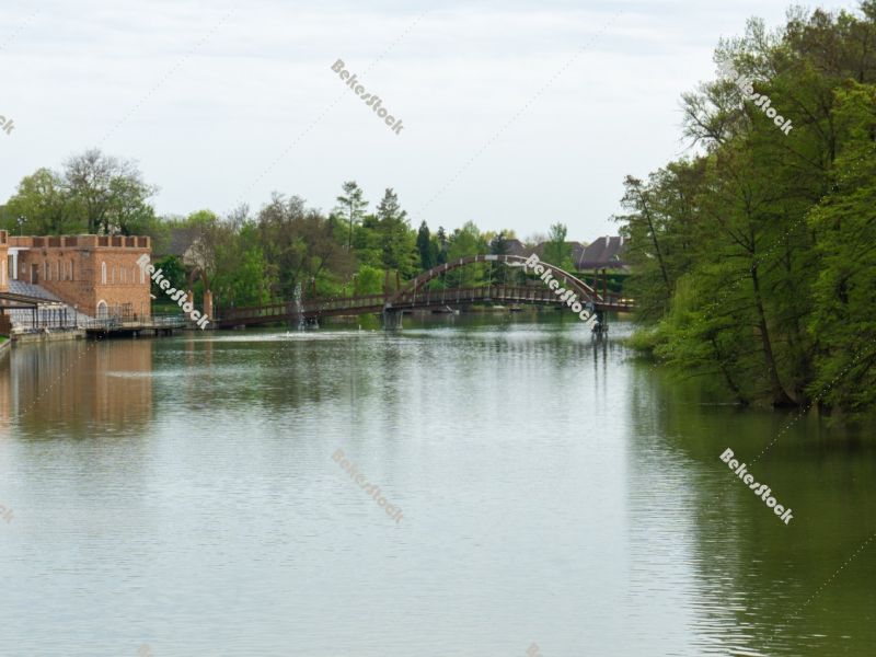 The Szarvas Water Theatre (`Szarvasi Vízi Színház`) and the f The Szarvas Water Theatre (`Szarvasi Vízi Színház`) and the f
