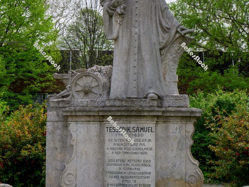 Statue of Tessedik (`Tessedik szobor`). Szarvas, Bekes County, H Statue of Tessedik (`Tessedik szobor`). Szarvas, Bekes County, H