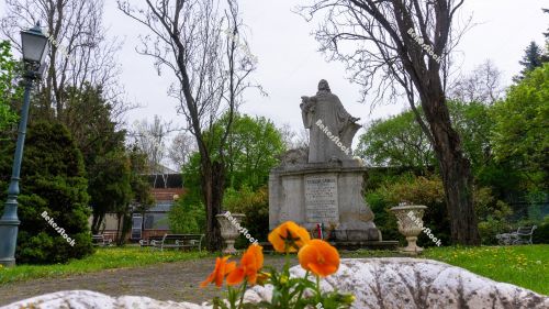 Statue of Tessedik (`Tessedik szobor`). Szarvas, Bekes County, H Statue of Tessedik (`Tessedik szobor`). Szarvas, Bekes County, H