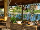 Bar terrace in Portoroz on the Adriatic coast, 'Cafe Bar Pri Pom