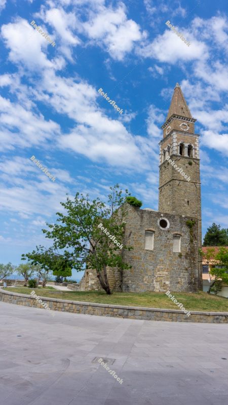 Church of St Bernardine - 'Cerkev sv. Bernardina', Portoroz, Pir Church of St Bernardine - 'Cerkev sv. Bernardina', Portoroz, Pir
