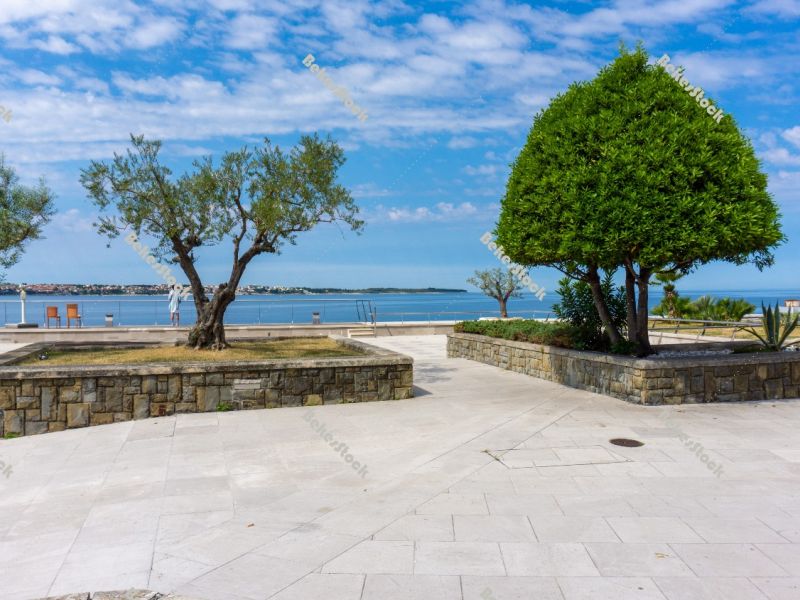 View of the Adriatic Sea from the foot of the 'Church of St Bern View of the Adriatic Sea from the foot of the 'Church of St Bern