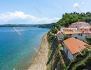 View of Piran Old Town from the tower of St. George's Cathedral,