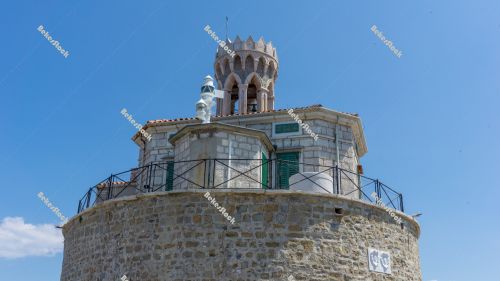 Piranski svetilnik, LIGHTHOUSE. Piran, Slovenia, June 2020 Piranski svetilnik, LIGHTHOUSE. Piran, Slovenia, June 2020
