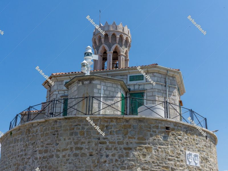 Piranski svetilnik, LIGHTHOUSE. Piran, Slovenia, June 2020 Piranski svetilnik, LIGHTHOUSE. Piran, Slovenia, June 2020