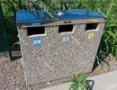 Recycling, selective trash boxes, Portoroz, Piran, Obalno-kraska