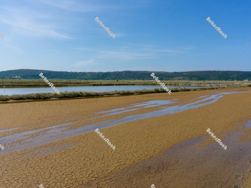 Salt pan, saltworks `soline` in Sečovlje - Sicciole, Portoroz,  Salt pan, saltworks `soline` in Sečovlje - Sicciole, Portoroz,