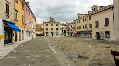 Preseren Square (`Prešernov trg`), Koper. Capodistria, Slovenia Preseren Square (`Prešernov trg`), Koper. Capodistria, Slovenia