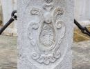 Coat of arms on the column next to the Da Ponte fountain (`Da Po