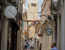Old Town Koper. Cevljarska street (`Čevljarska ulica`). Koper, 
