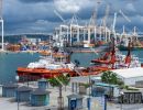 Luka Koper - Port of Koper. Koper (`Capodistria`), Slovenia, Jun
