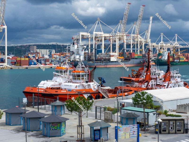 Luka Koper - Port of Koper. Koper (`Capodistria`), Slovenia, Jun Luka Koper - Port of Koper. Koper (`Capodistria`), Slovenia, Jun