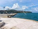 `Ribiči pomol` - Seafront promenade in Koper near Luka Port. Ko
