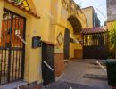 Typical country houses and house gates in Campania. Pollena Troc