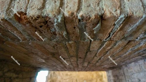 The door is a brick ceiling in the Suburban Baths in Pompeii. Po The door is a brick ceiling in the Suburban Baths in Pompeii. Po