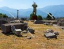 Sanctuary of Venus with bronze statue of Daedalus (`Dedalo`) in 