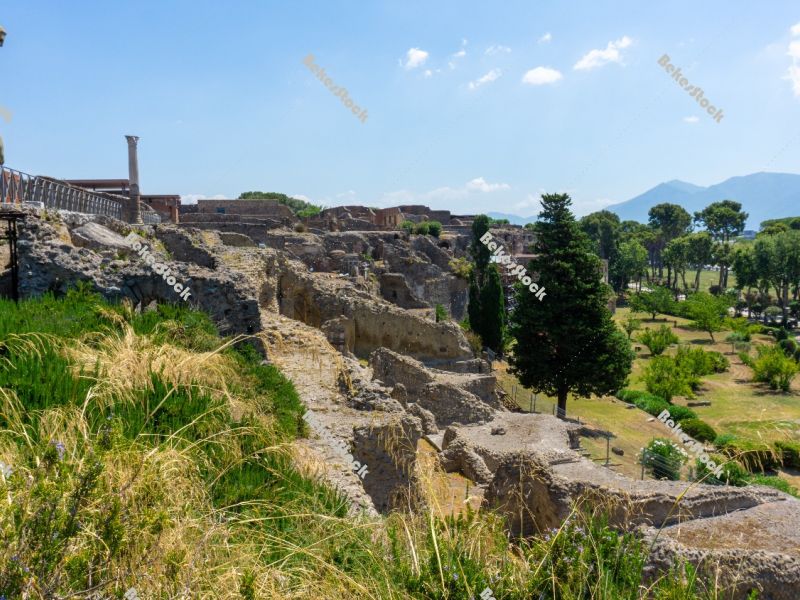 Bronze statue of Daedalus (`Dedalo`) on the terrace of the Sanct Bronze statue of Daedalus (`Dedalo`) on the terrace of the Sanct