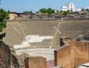 Large Theatre (`Teatro Grande`) in Pompeii. Pompei, Campania, It
