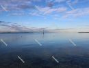 Buoy on the Adriatic coast, Zadar, December 2019.