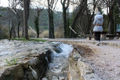 Walkway at`Skradinski Buk` Waterfall - Krka National Park, Lozovac, Croatia, December 2019 Walkway at`Skradinski Buk` Waterfall - Krka National Park, Lozovac, Croatia, December 2019