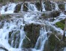 Rushing water  `Skradinski Buk` waterfall  - Krka National Park, Lozovac, Croatia, december 2019