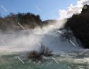 The power of water. `Skradinski Buk` waterfall  total - Krka National Park, Lozovac , Croatia, December 2019