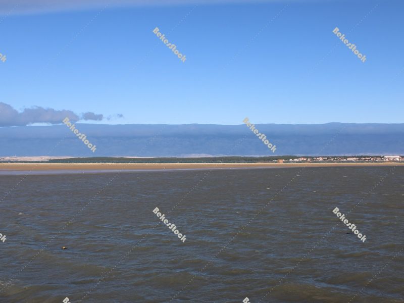 Dark clouds over the mountains - Nin, Croatia, December 2019 Dark clouds over the mountains - Nin, Croatia, December 2019