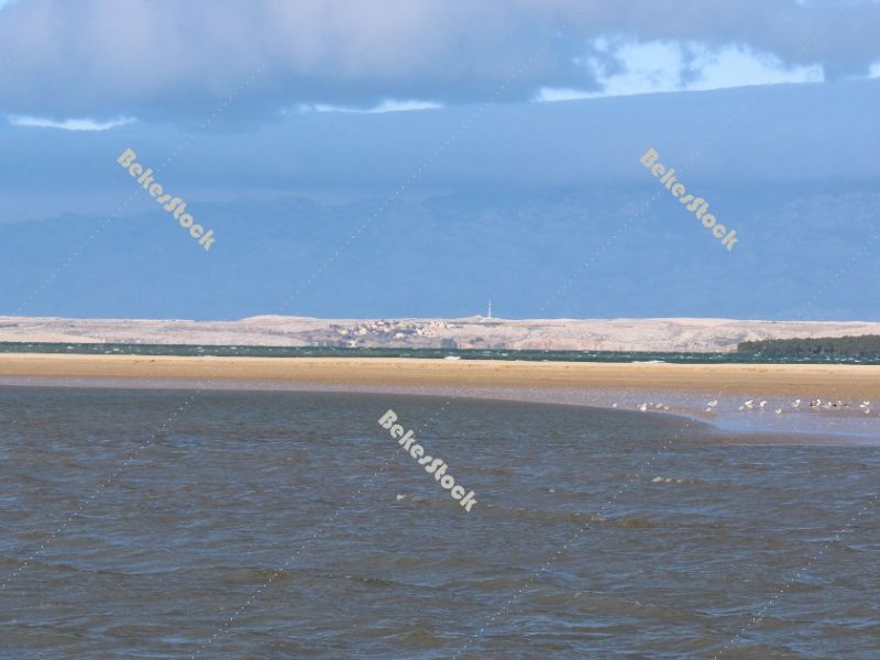 Dark clouds over the mountains - Nin, Croatia, December 2019 Dark clouds over the mountains - Nin, Croatia, December 2019