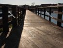 Wooden bridge, Nin, Croatia, December 2019