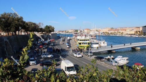 Harbor in the winter sunshine, Zadar, December 2019 Harbor in the winter sunshine, Zadar, December 2019