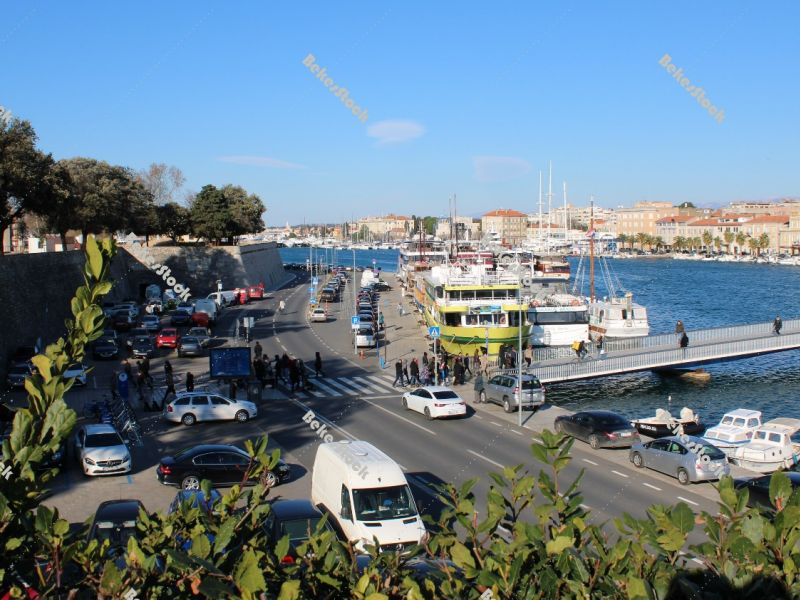 Harbor in the winter sunshine, Zadar, December 2019 Harbor in the winter sunshine, Zadar, December 2019