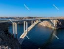 Paški most, Pag Bridge - Pag, Croatia, January 2020