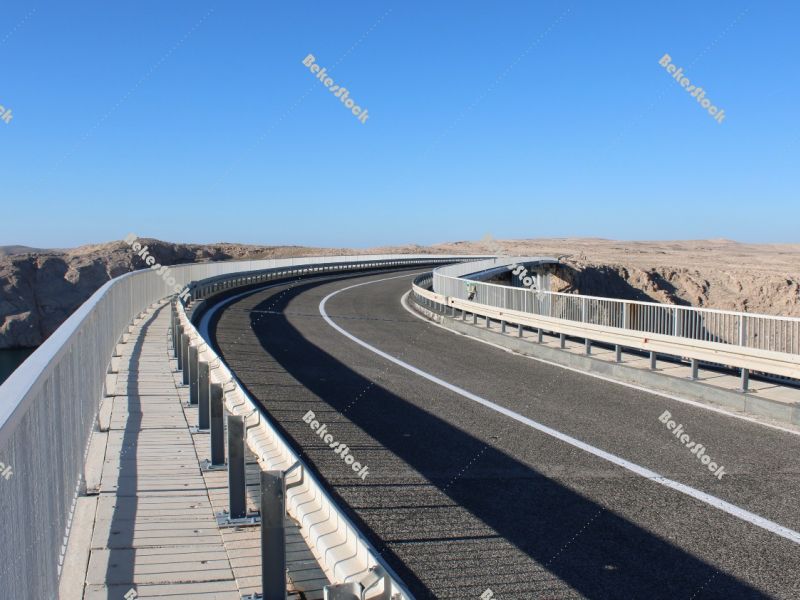 Paški most, Pag Bridge - Pag, Croatia, January 2020 Paški most, Pag Bridge - Pag, Croatia, January 2020