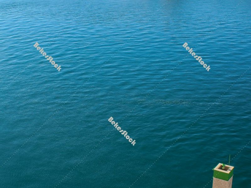 Small peninsula at Pag Bridge - Pag, Croatia, January 2020 Small peninsula at Pag Bridge - Pag, Croatia, January 2020